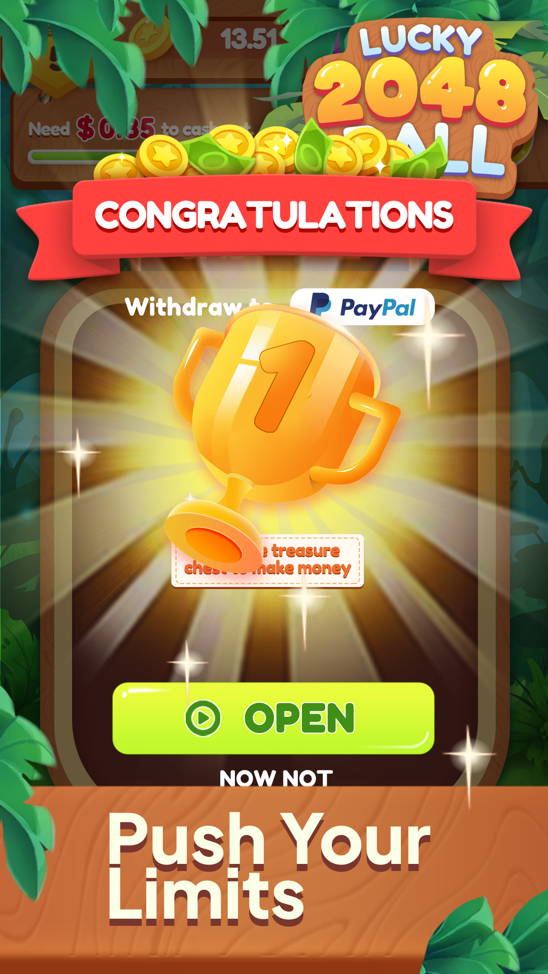 Screenshot of Lucky 2048 Ball