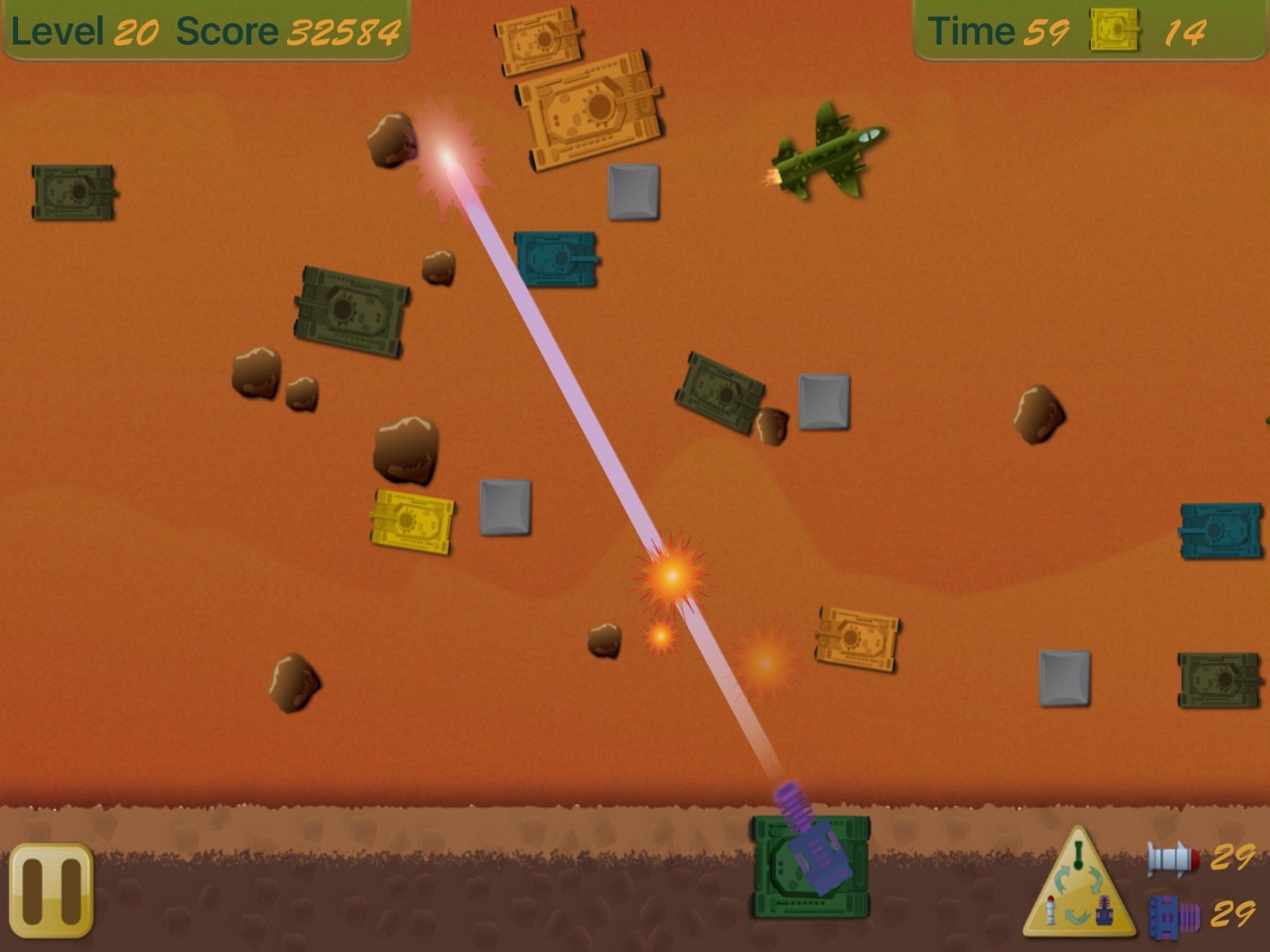 Shooting Tanks Game Screenshot