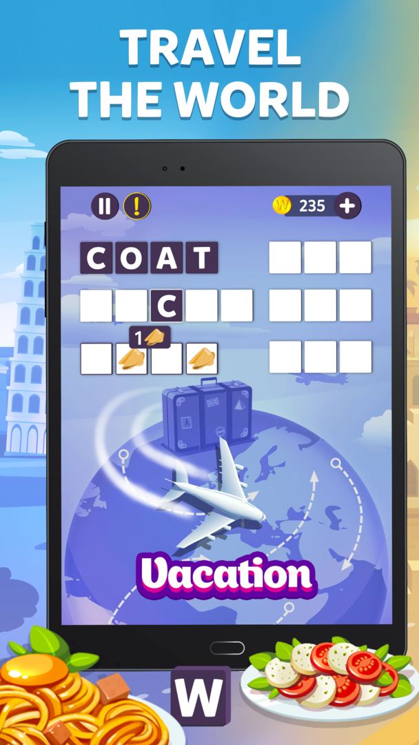 Wordelicious - Fun Word Puzzle screenshot game