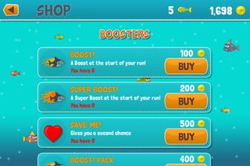 Hero Shark ゲームのスクリーンショット