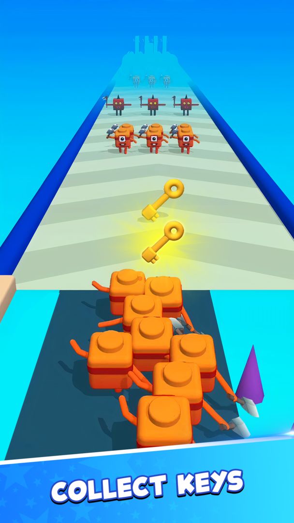 Screenshot of Merge Number Cube: 3D Run Game