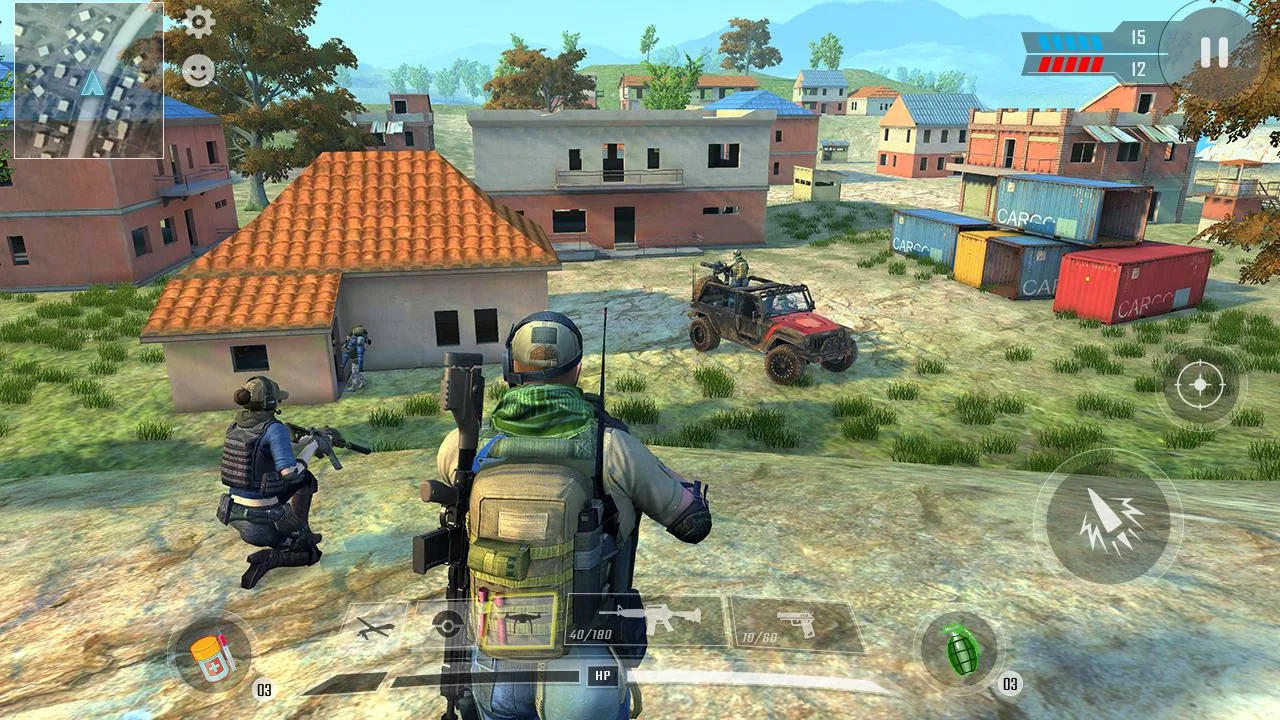 Cuplikan Layar Game Commando War Army Game Offline
