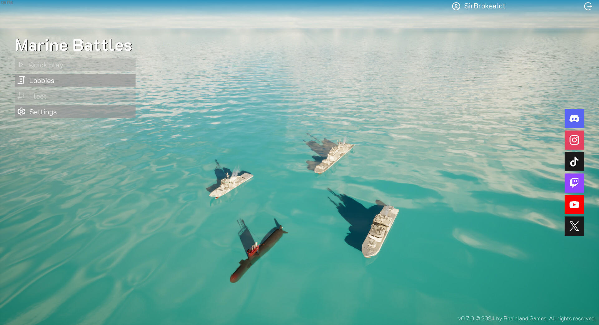 Скриншот игры Marine Battles