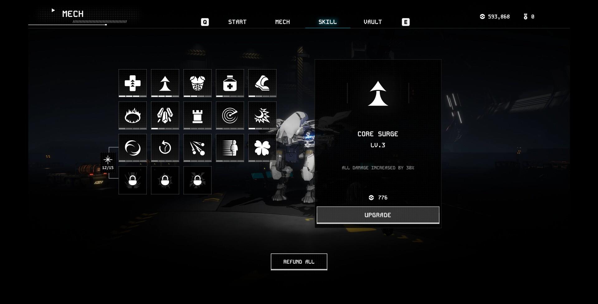 Iron Core: Mech Survivor Game Screenshot