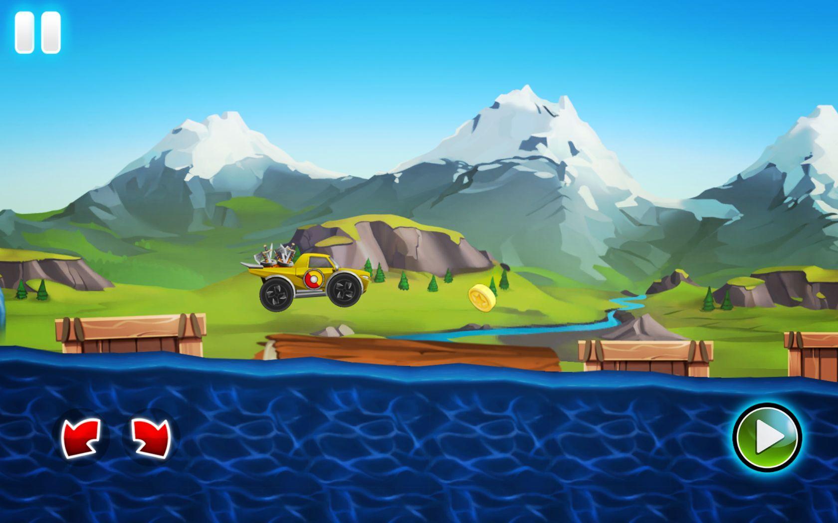 Captura de Tela do Jogo Viking Legends: Funny Car Race Game