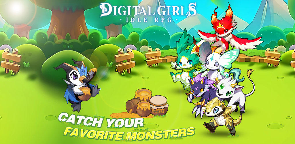 Banner of Digital Girls: Idle RPG 