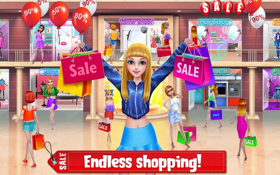 Screenshot of Black Friday Fashion Mall Game