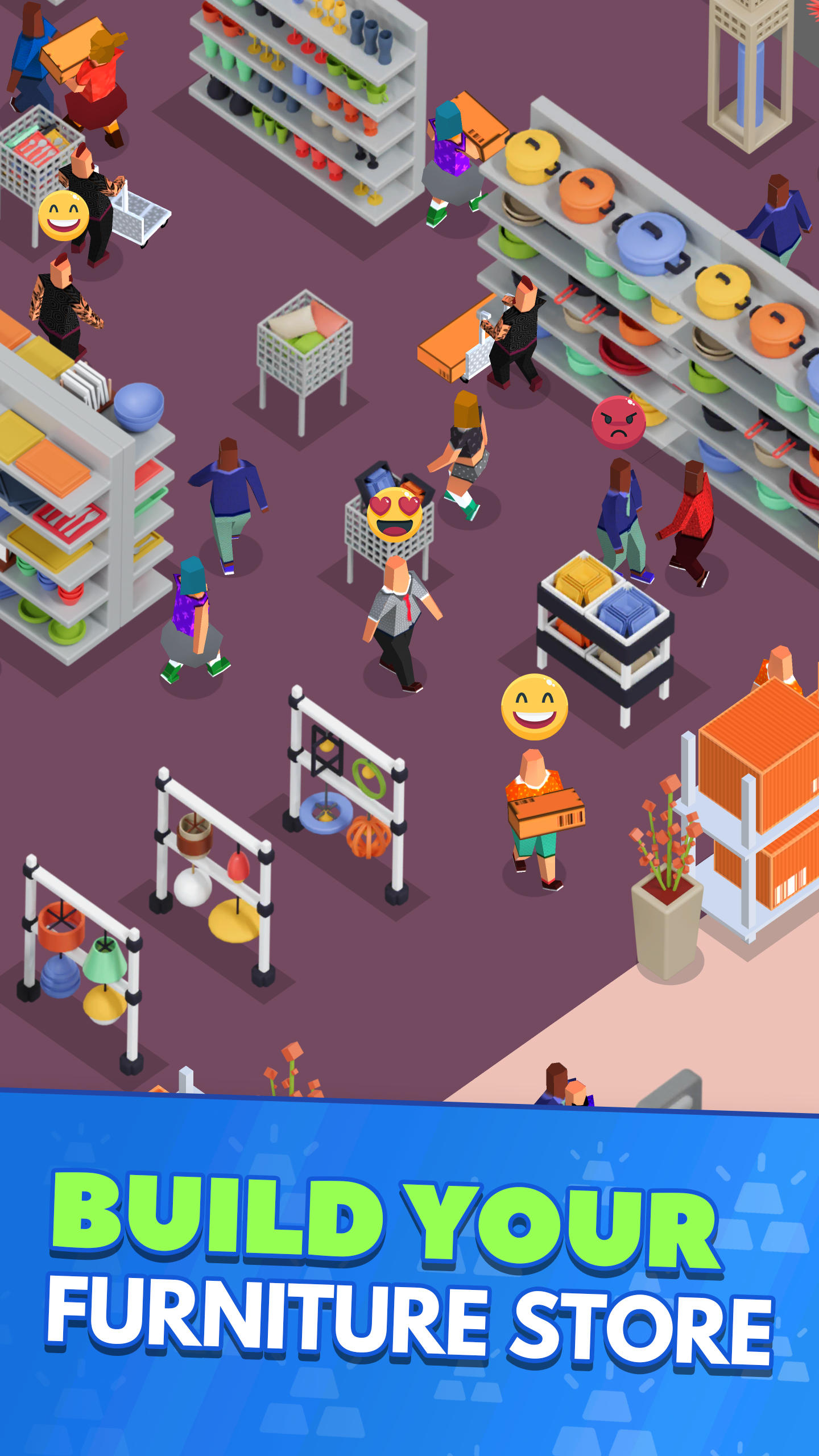 Screenshot 1 of Tycoon ng Deco Store: Idle Game 1.4.2