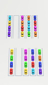 Color Sort Puzzle: Parking 3D Game Screenshot