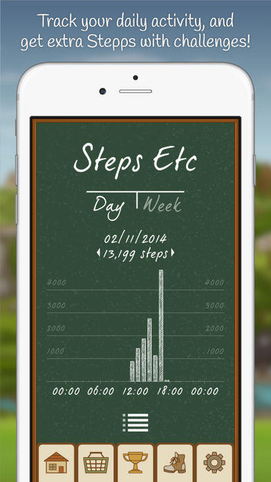 Step Buy Step: A Pedometer Adventure Game Screenshot