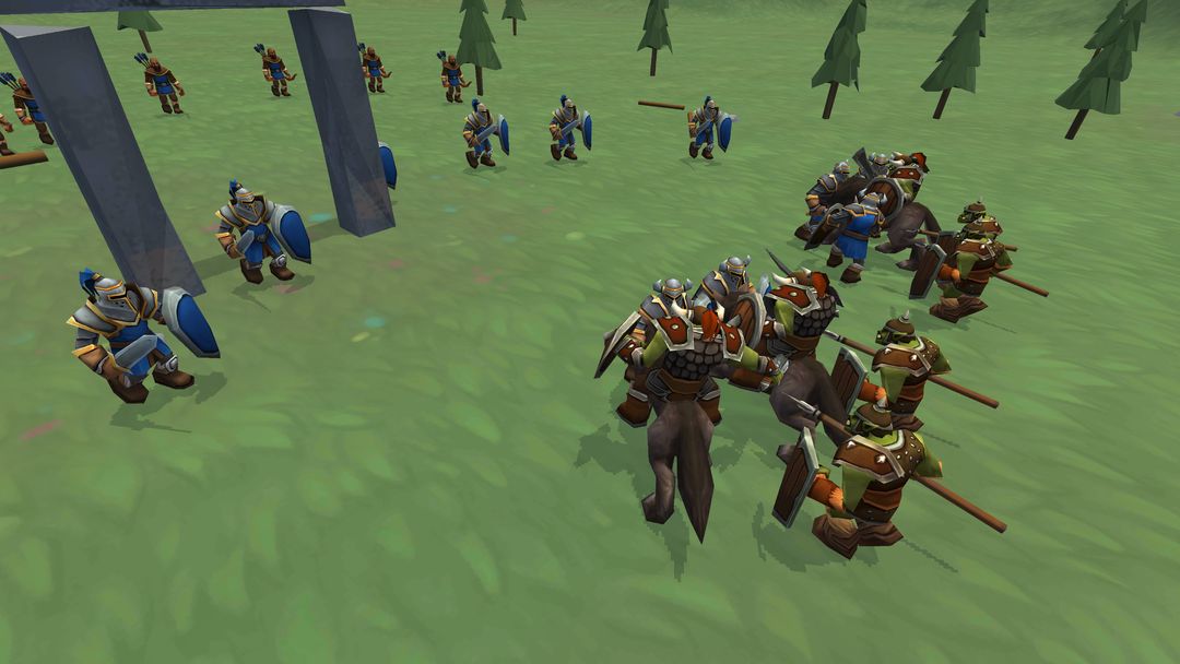Screenshot of Orcs Vs Humans - Epic Battle Simulator