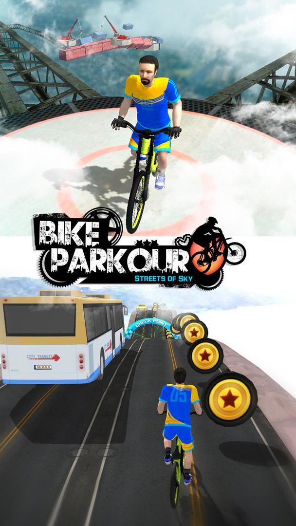 Screenshot of Bike Parkour 3D - Impossible Streets of Sky
