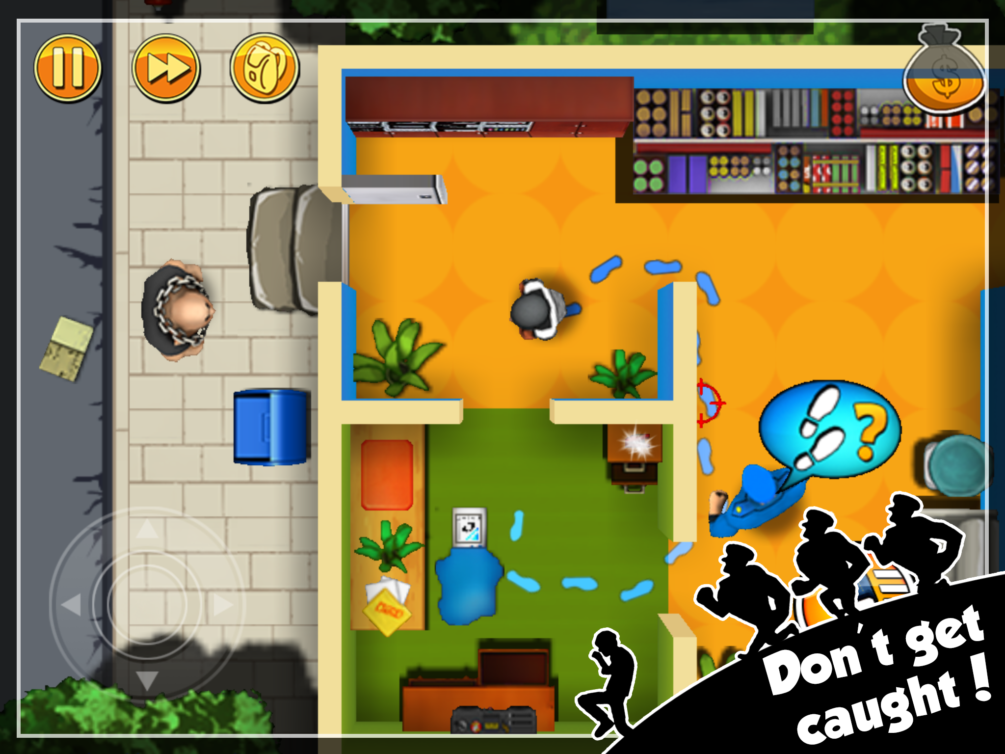 Robbery Bob - หลบหนีจากตำรวจ ภาพหน้าจอเกม