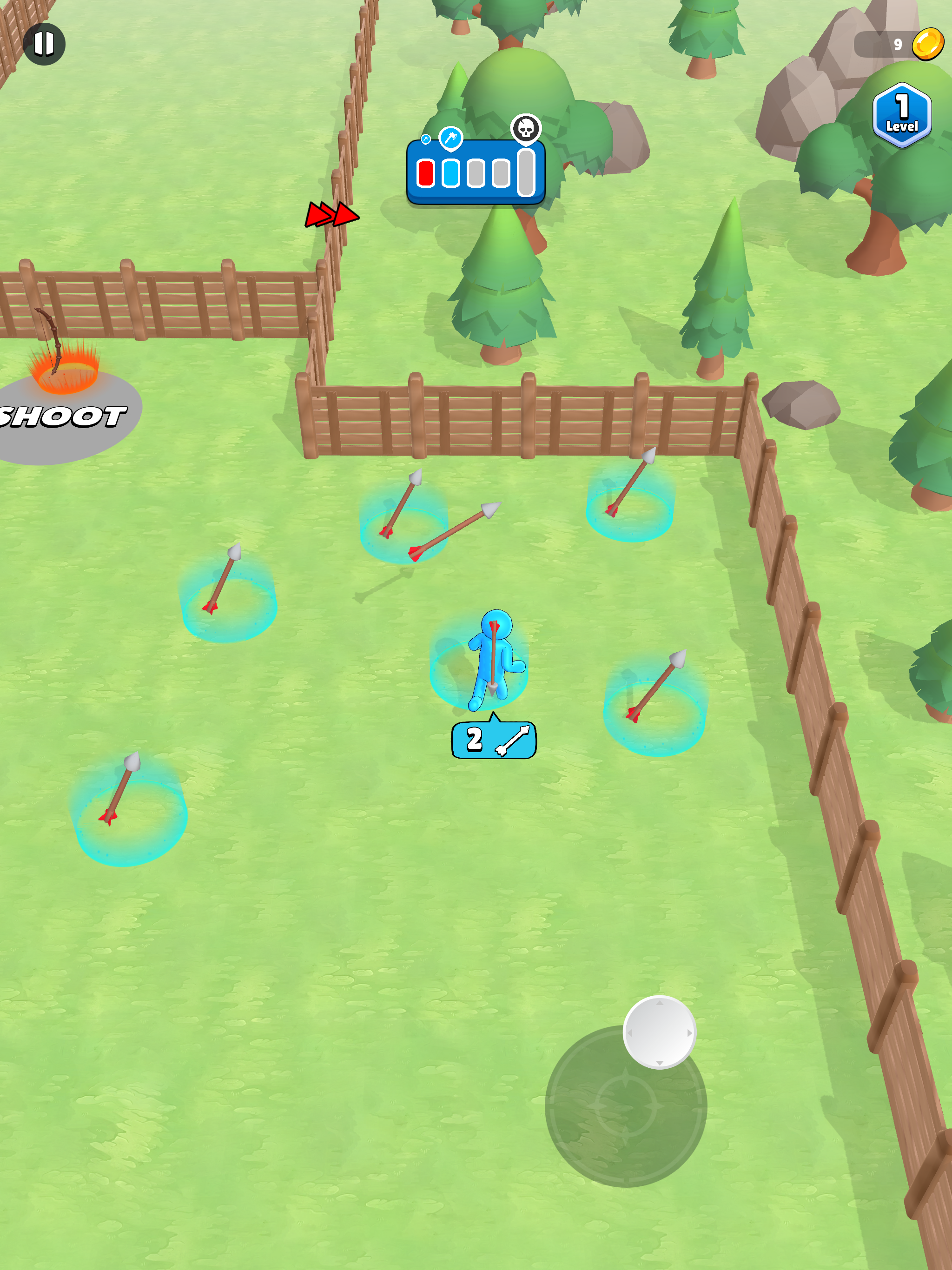 Screenshot of Arrow Wars