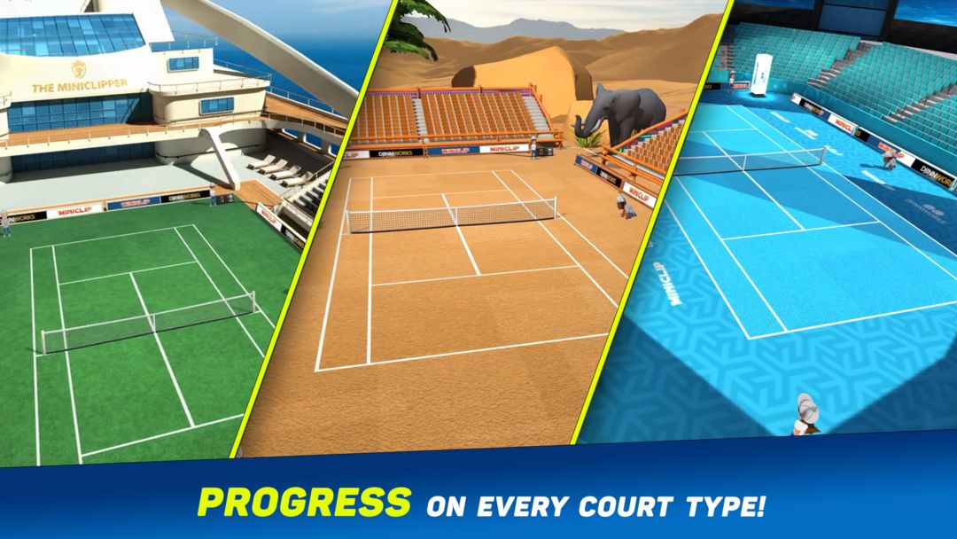 Screenshot of Mini Tennis: Perfect Smash