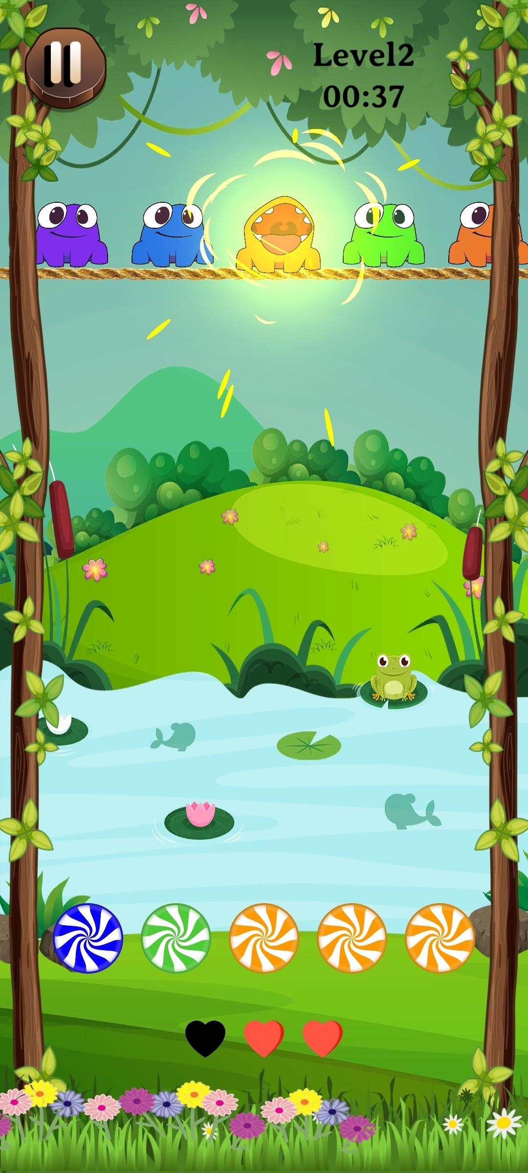candy frog screenshot game