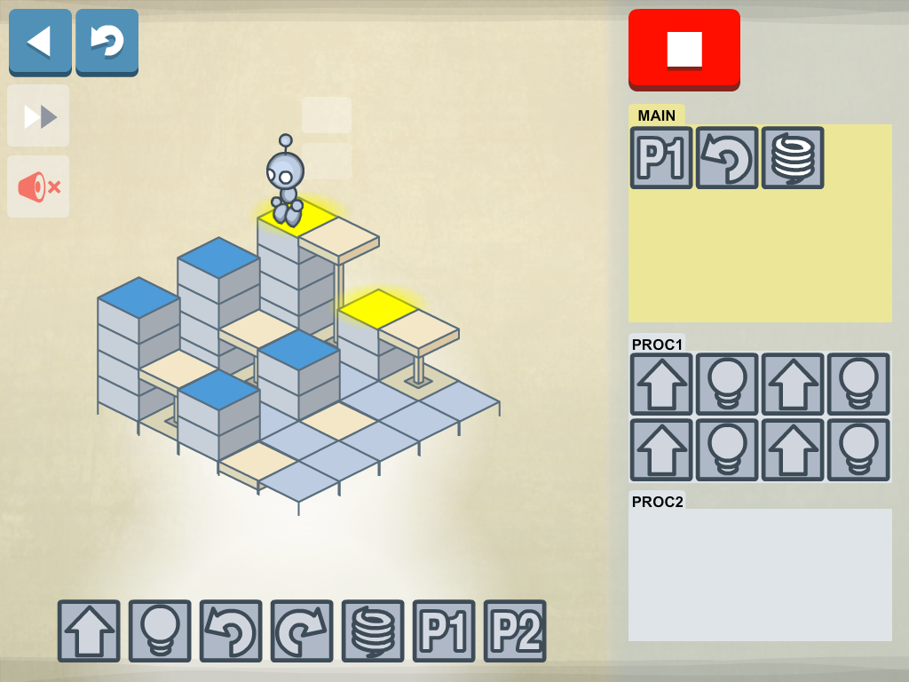 Lightbot : Programming Puzzles Game Screenshot