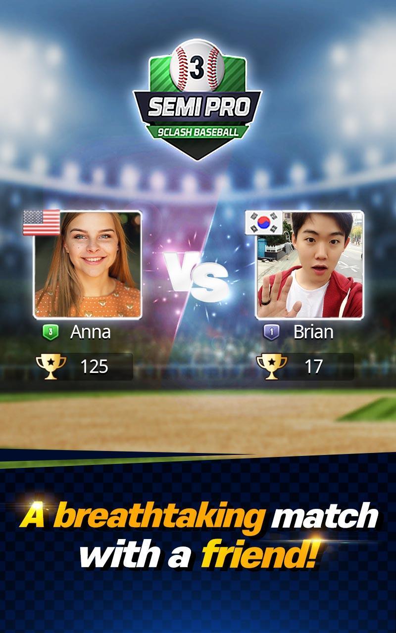9CLASH BASEBALL : 面白い 3D Sports ゲームのスクリーンショット