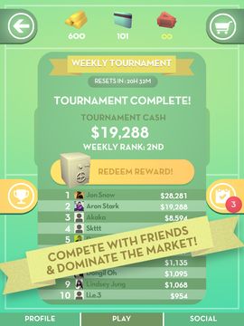 Rainmaker: Ultimate Trading Game Screenshot