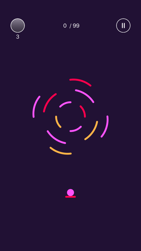 Color Ball Jumping Game Screenshot