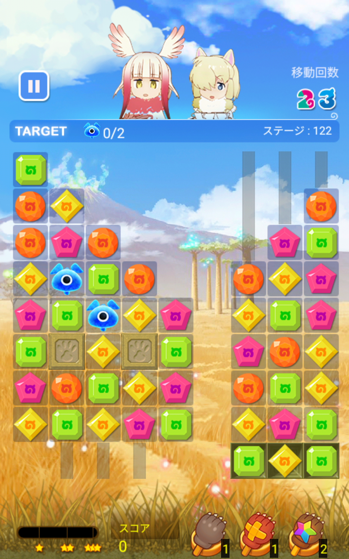 けものフレンズ：ぱずるごっこ ゲームのスクリーンショット