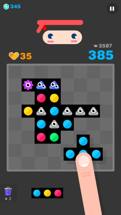 Screenshot of Dot Blocks!