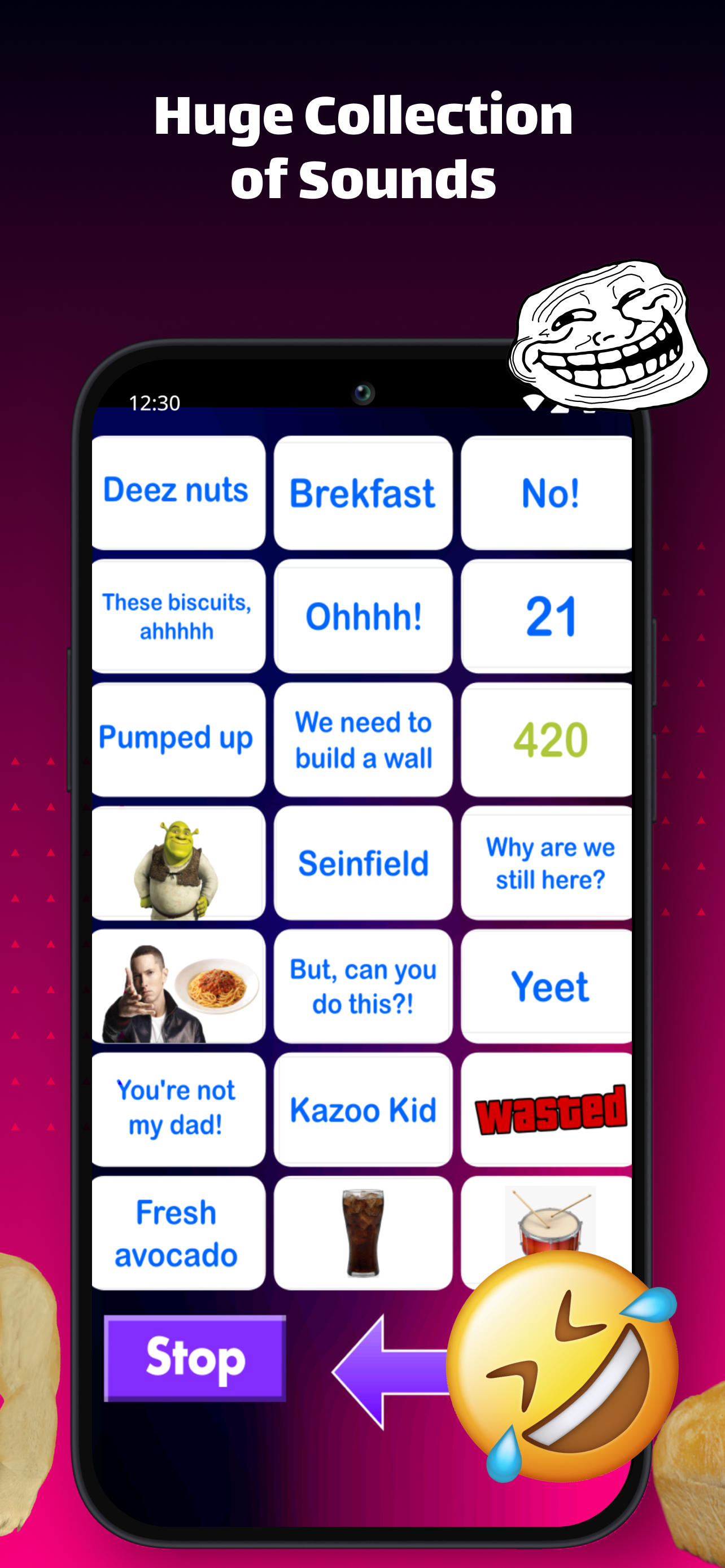 Meme Soundboard Game Screenshot