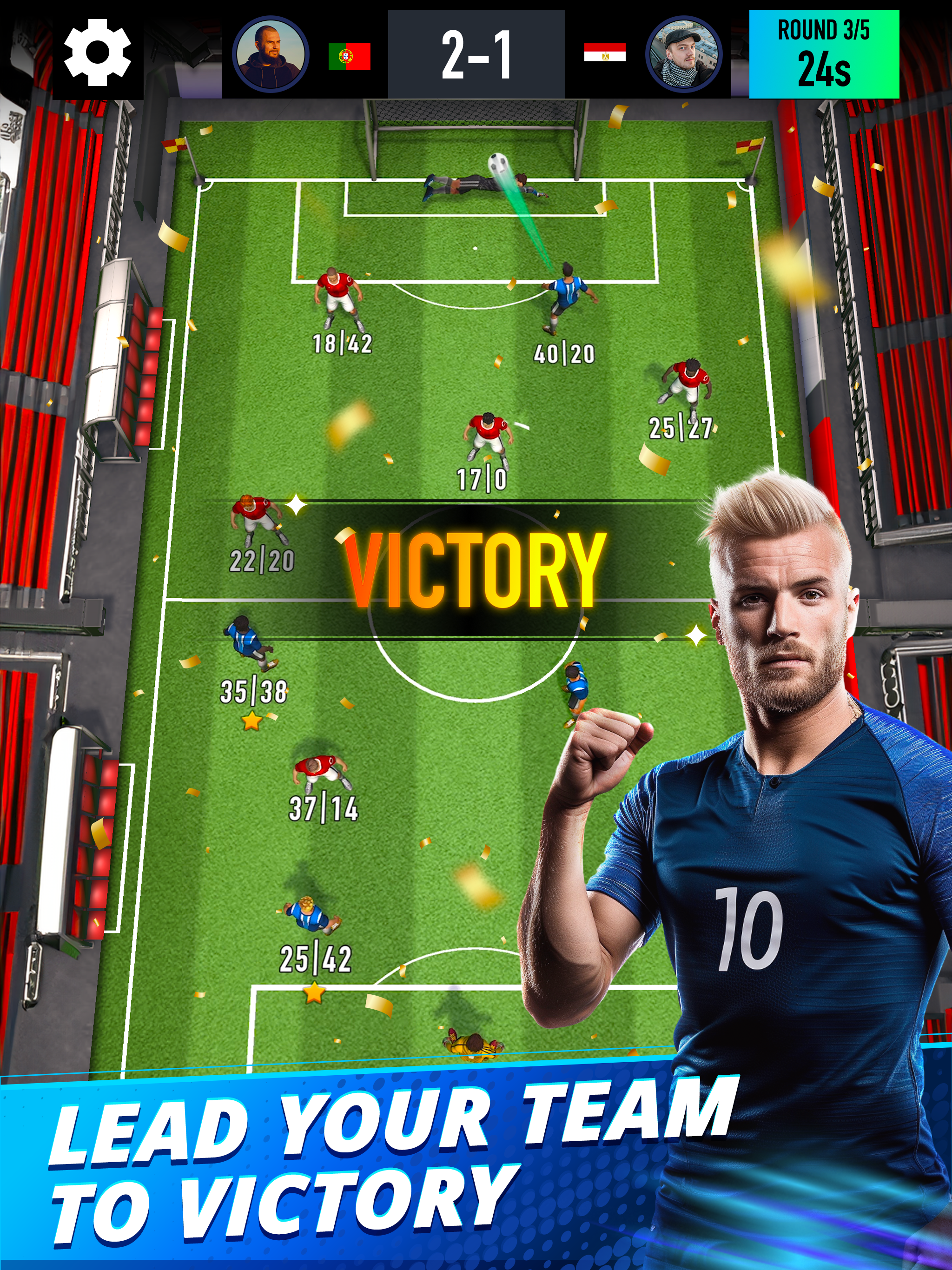 Soccer Duel: Football Game ゲームのスクリーンショット