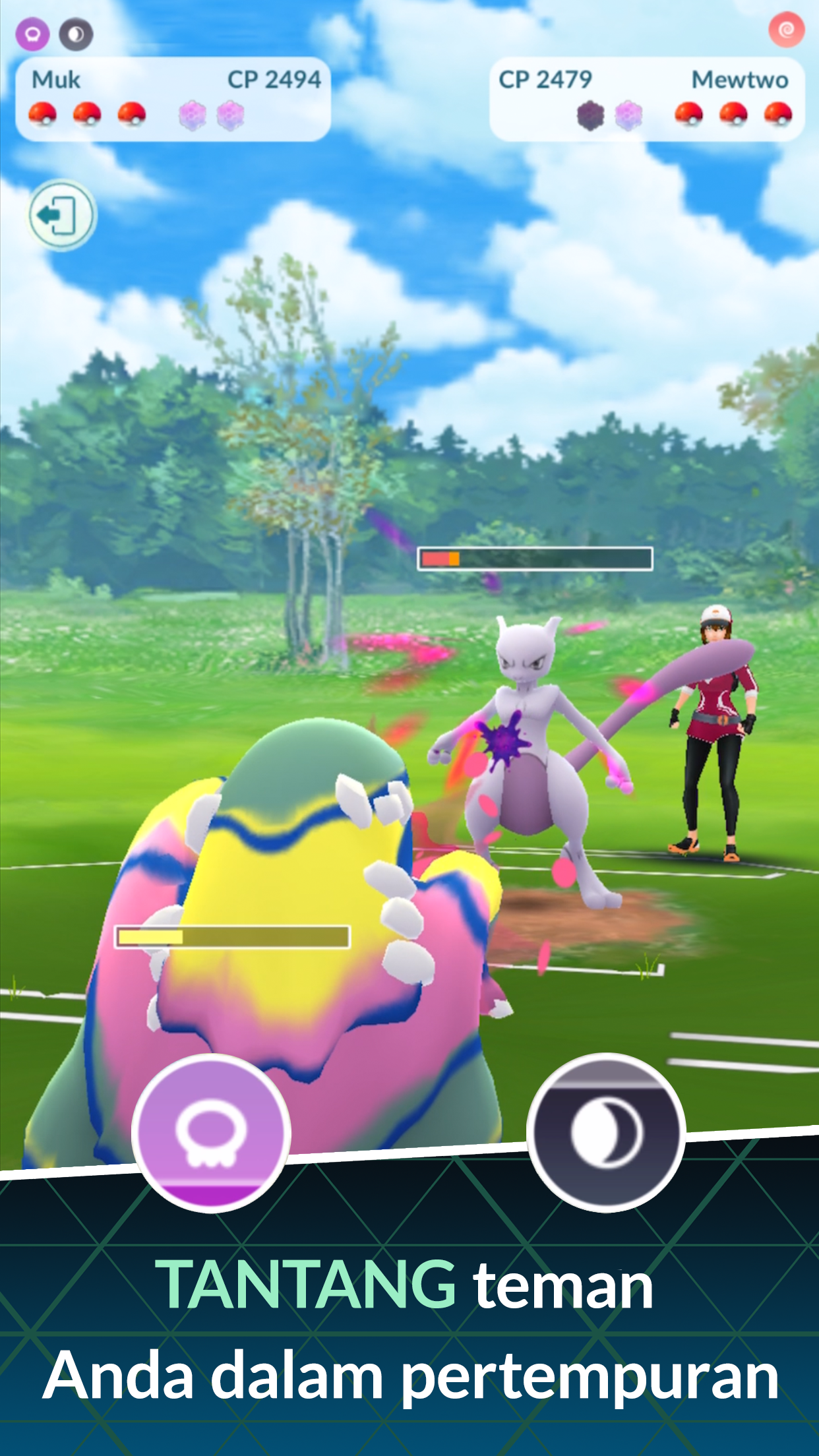 Cuplikan Layar Game Pokémon GO