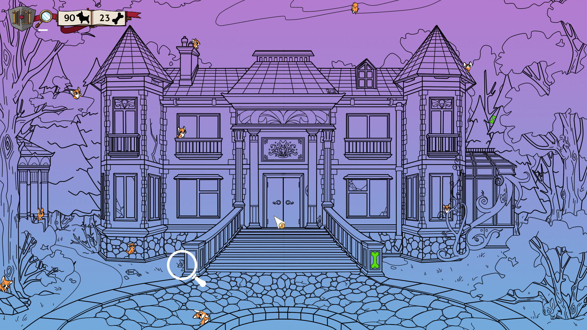 Screenshot of Hidden Corgi Mansion
