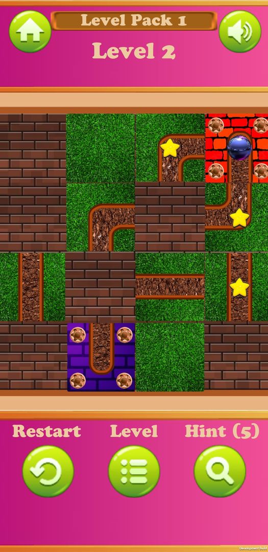 Screenshot of Roll the Ball: puzzle