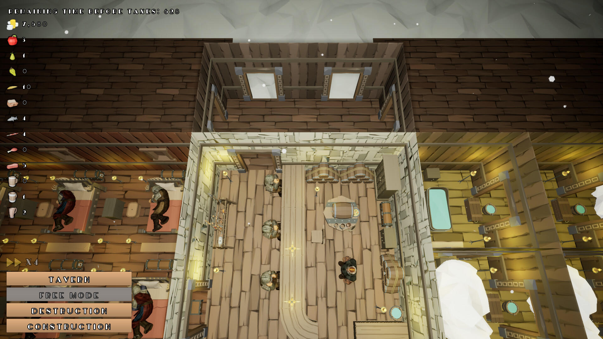 Medieval simulators: Tavern Game Screenshot