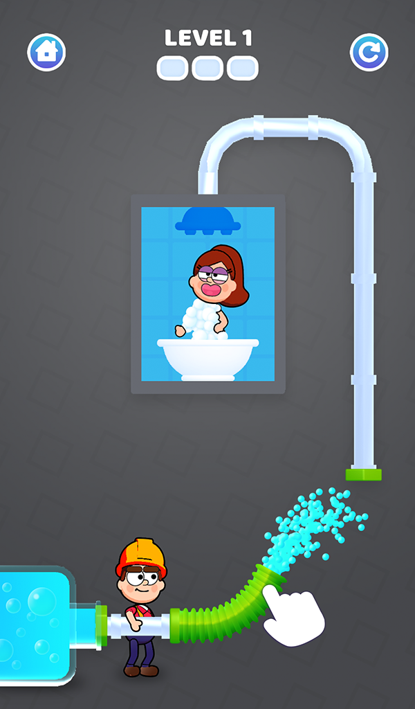 Plumber Masters Game Screenshot
