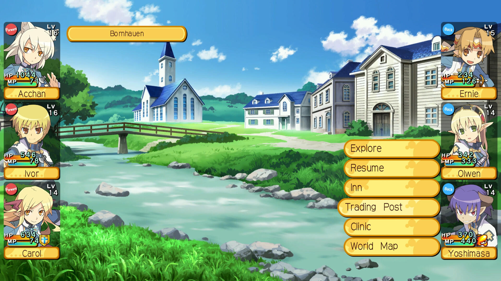 Class of Heroes 3 Remaster 遊戲截圖