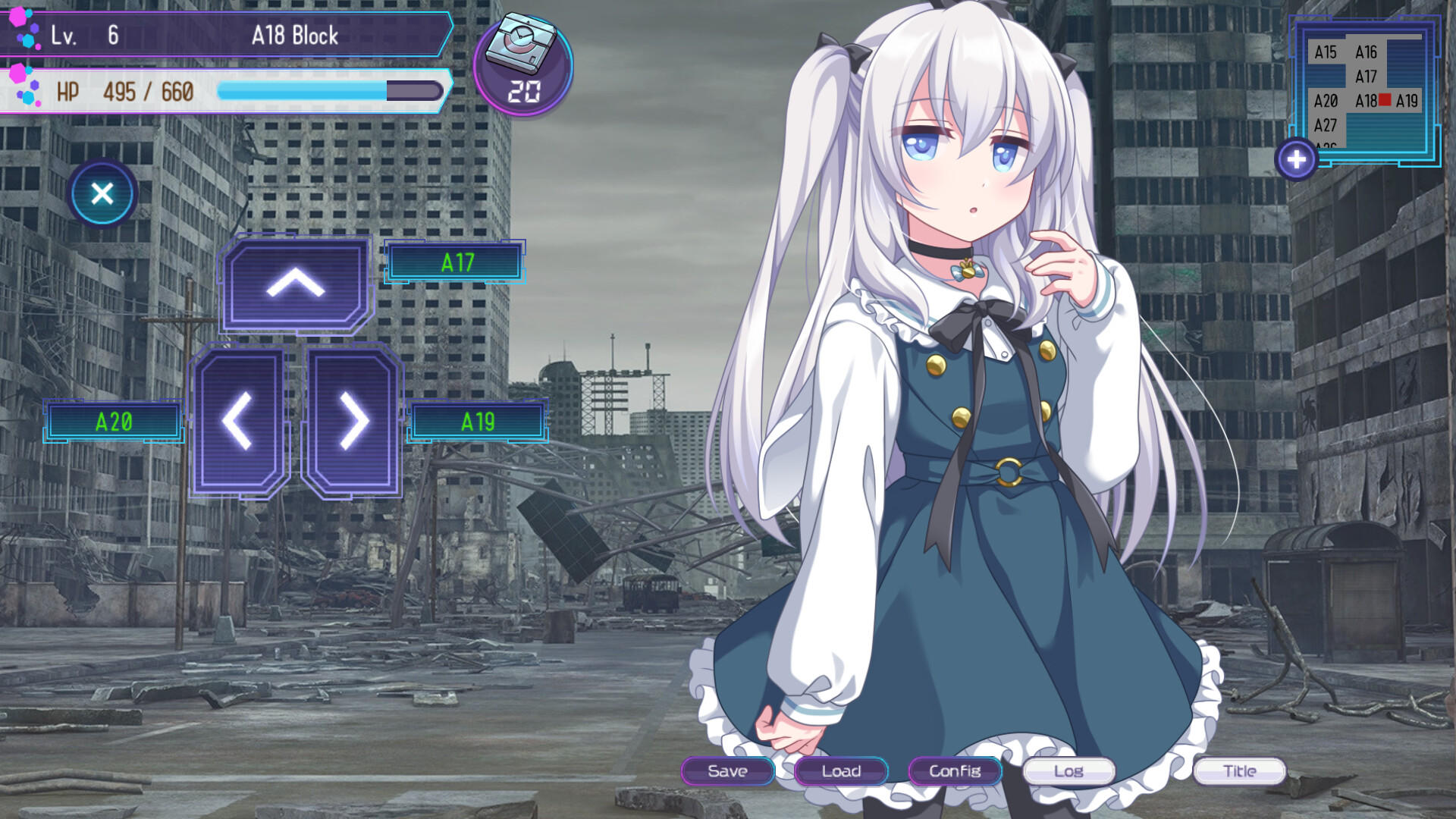 Captura de Tela do Jogo Tale of android after the Apocalypse