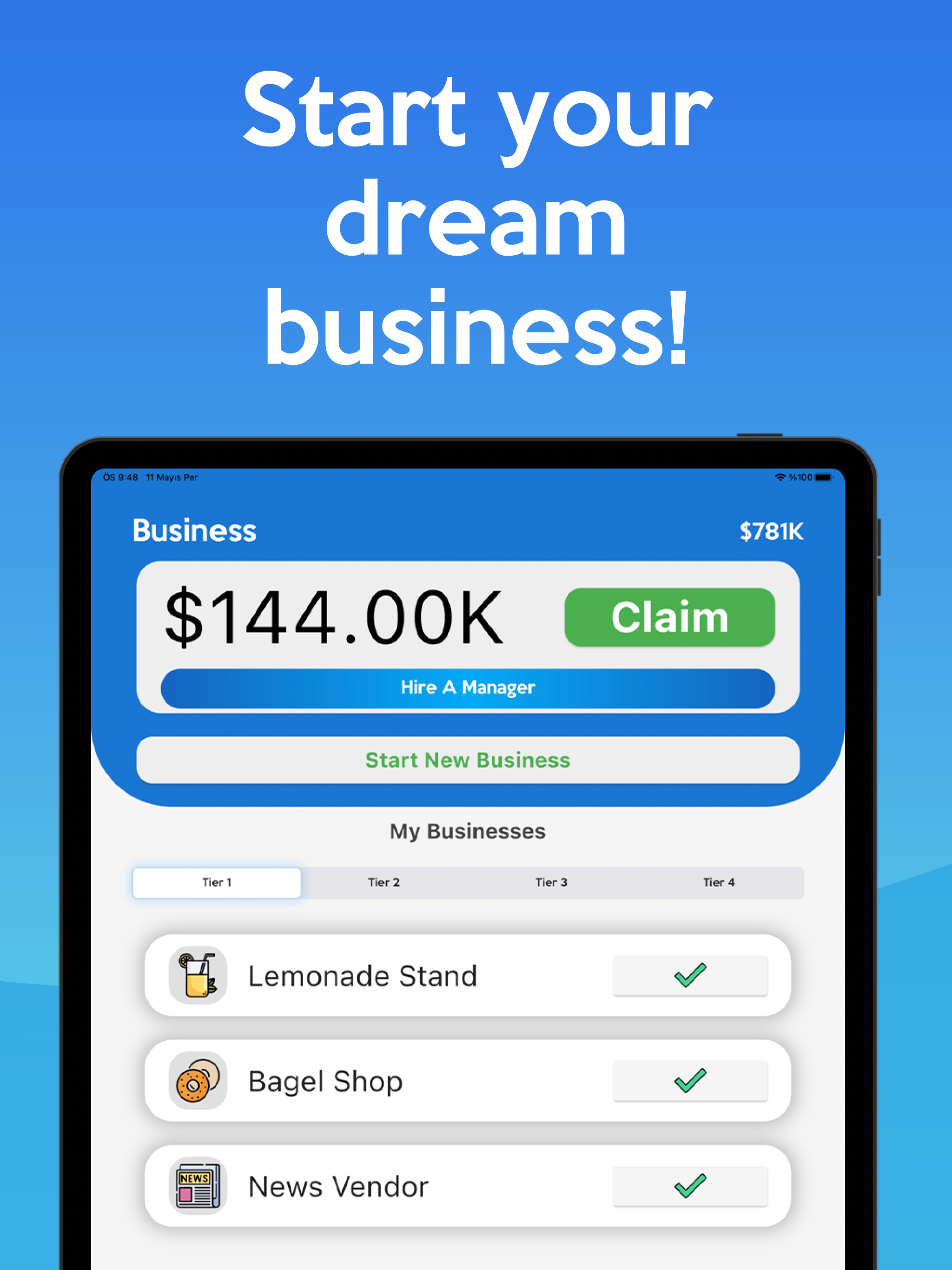 Business Tycoon Tap игры на холостом ходу Мобильная версия андроид iOS апк  скачать бесплатно-TapTap