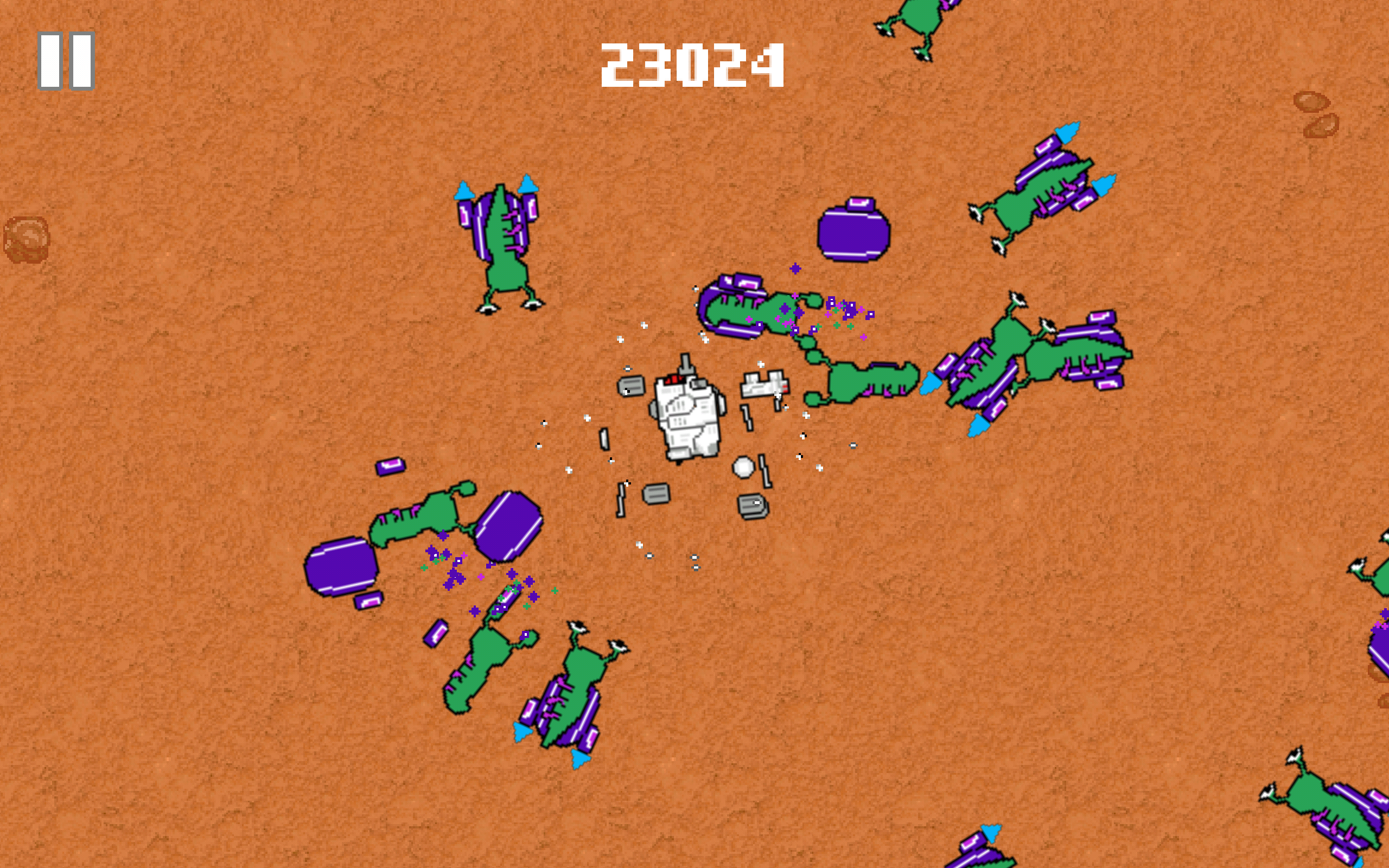 MARS Mission Rover Avoid Slug Game Screenshot