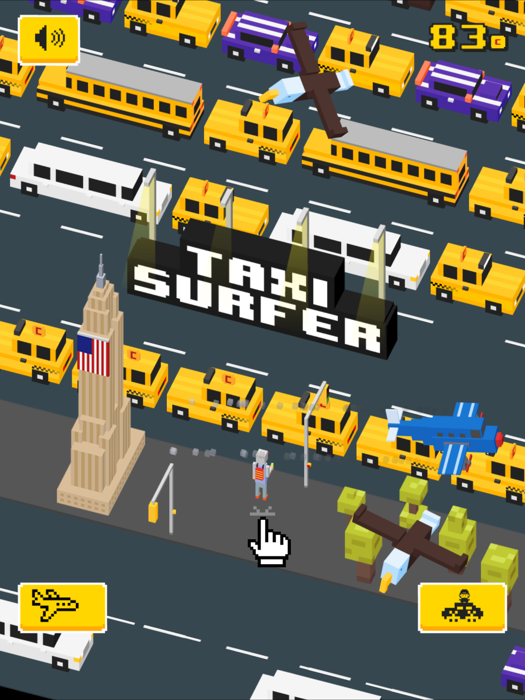 Скриншот игры Taxi Surfer - Endless Arcade Jumper