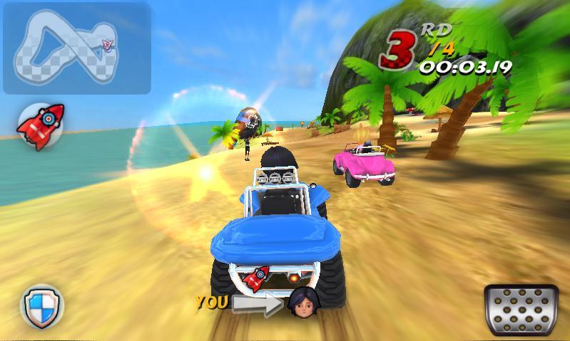크레이지 레이싱 카트라이더 - Kart Racer 3D 게임 스크린 샷