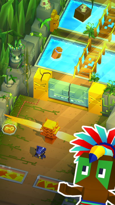 Captura de Tela do Jogo Blocky Pirates