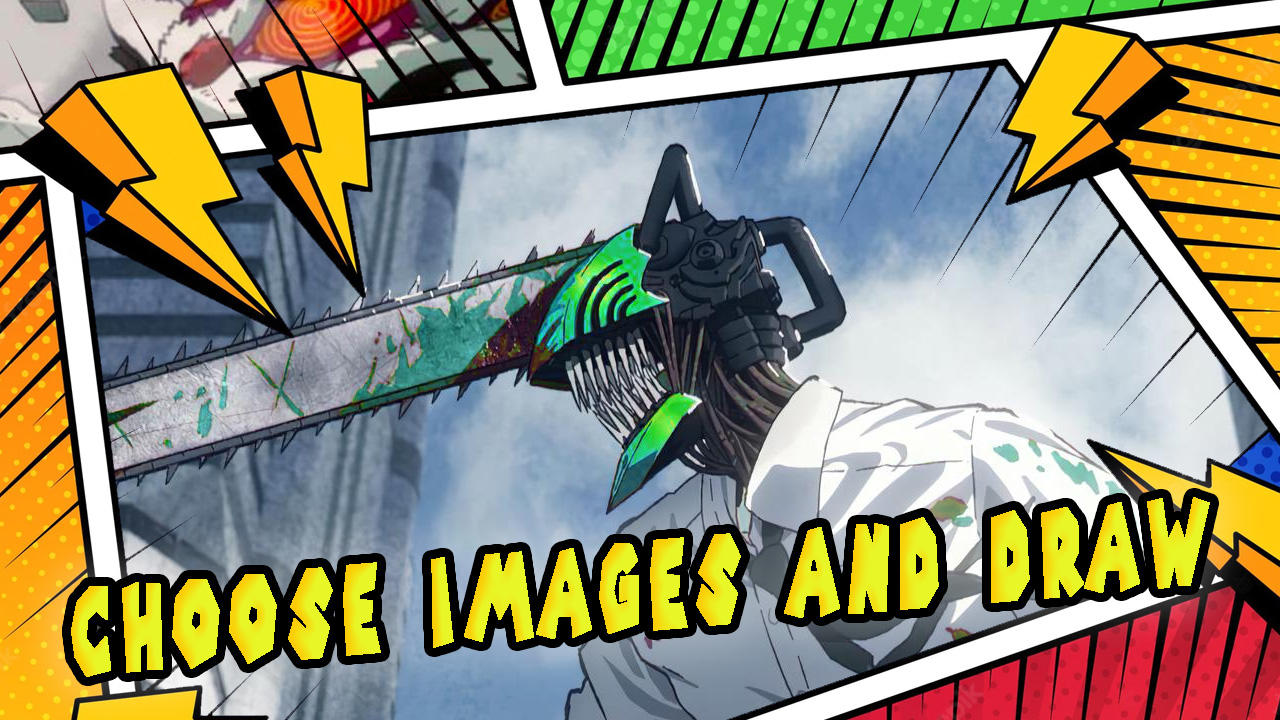 Chainsaw Men: Coloring Book Game Screenshot