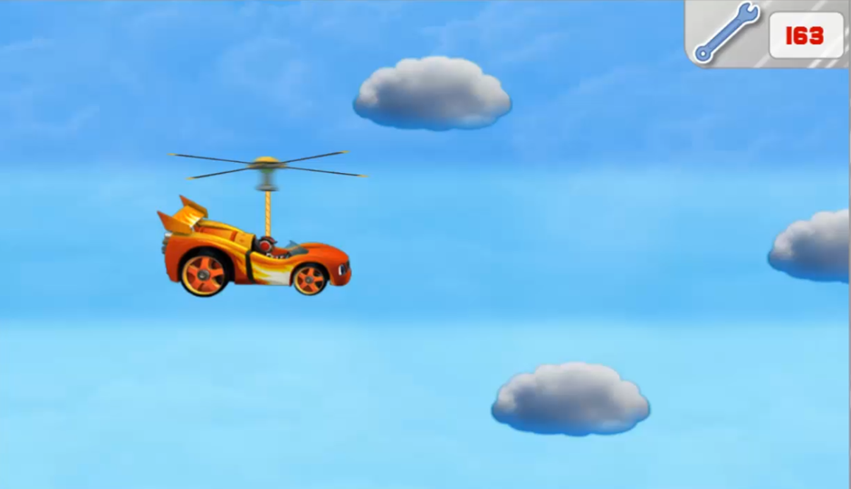 Blaze Race The Skytrack screenshot game