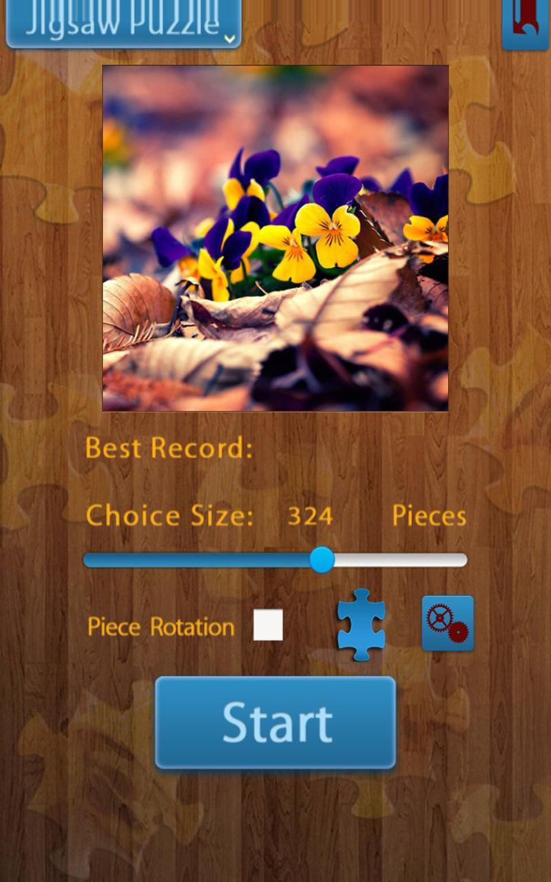 Flower Jigsaw Puzzles Game Screenshot