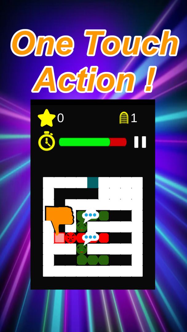 Screenshot of Caterpillar Puzzle Escape Game