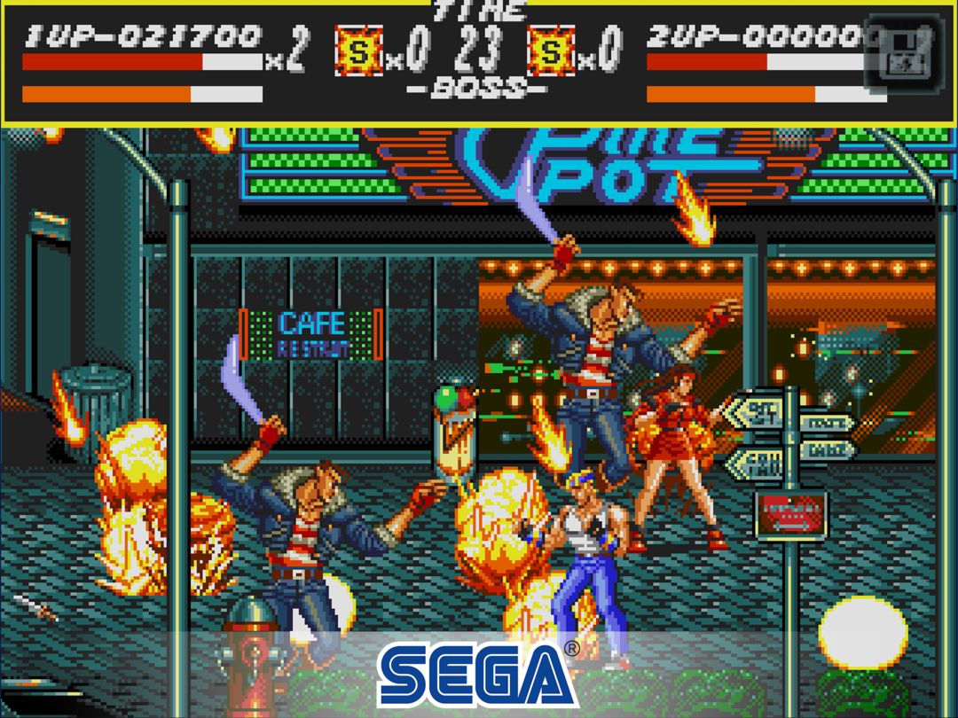 Streets of Rage Classic screenshot game
