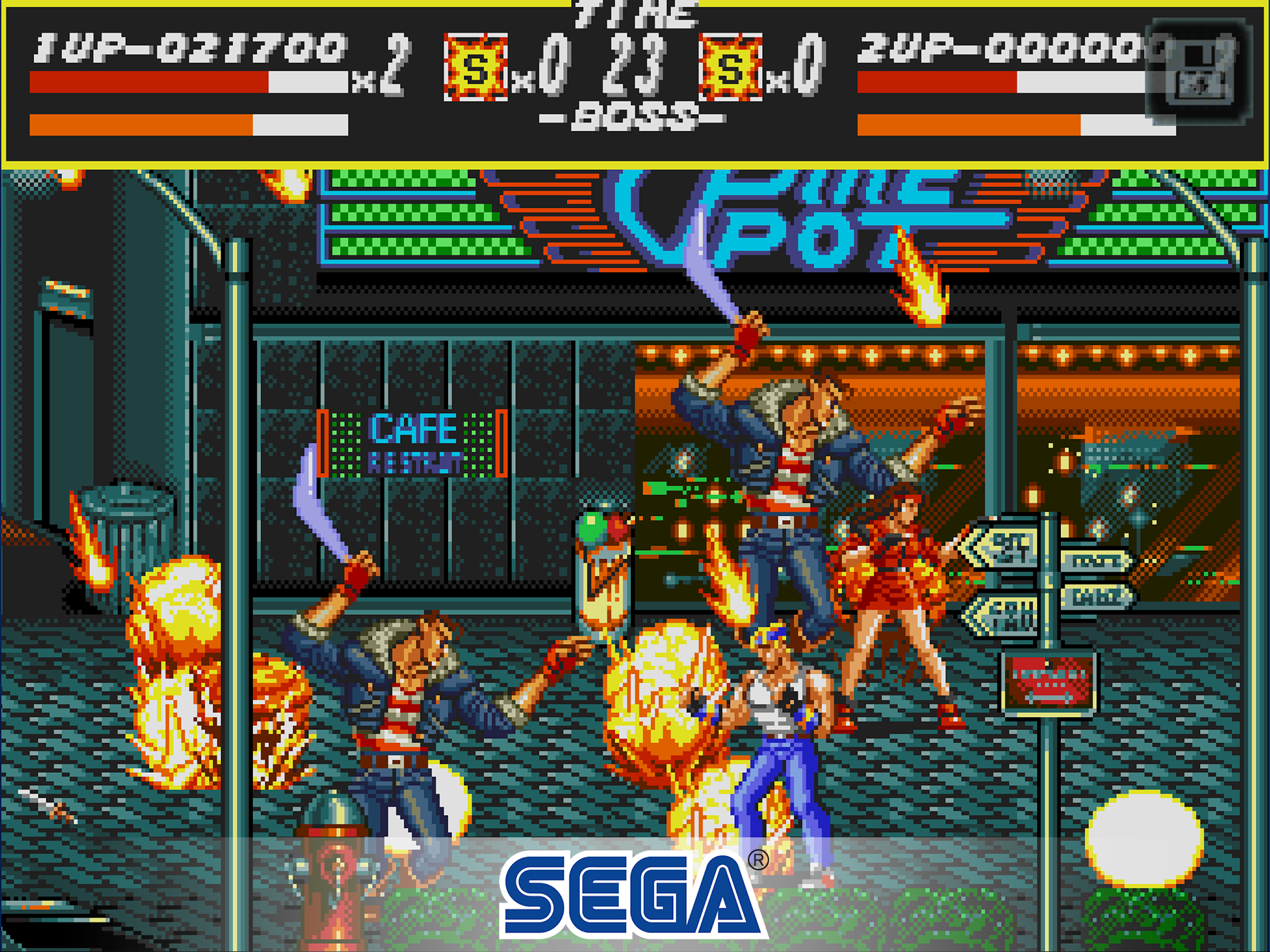 Streets of Rage Classic Game Screenshot