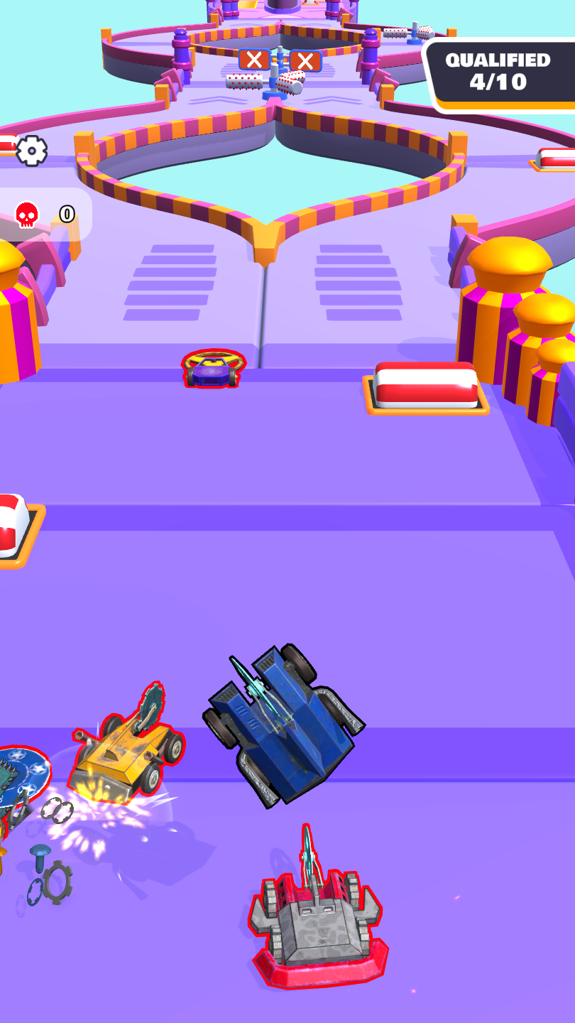 Robo Race Wars Game Screenshot