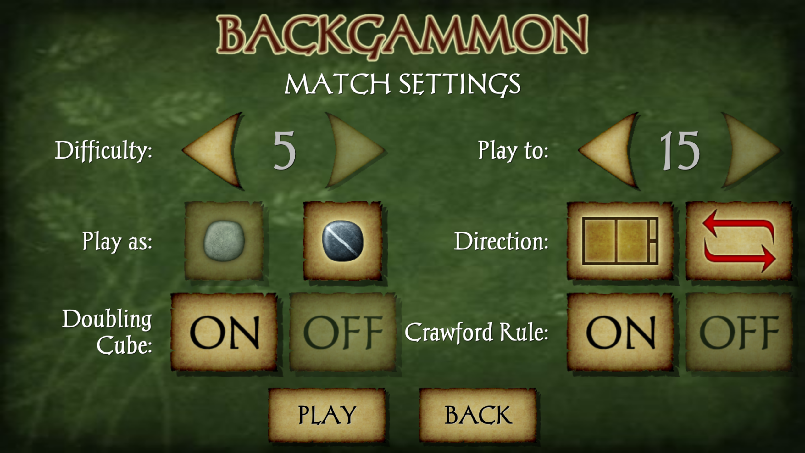 Backgammon Pro 遊戲截圖