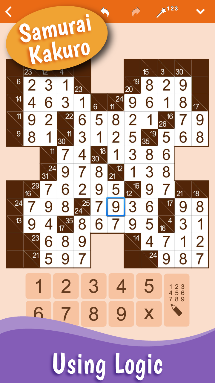 Kakuro: Number Crossword Game Screenshot