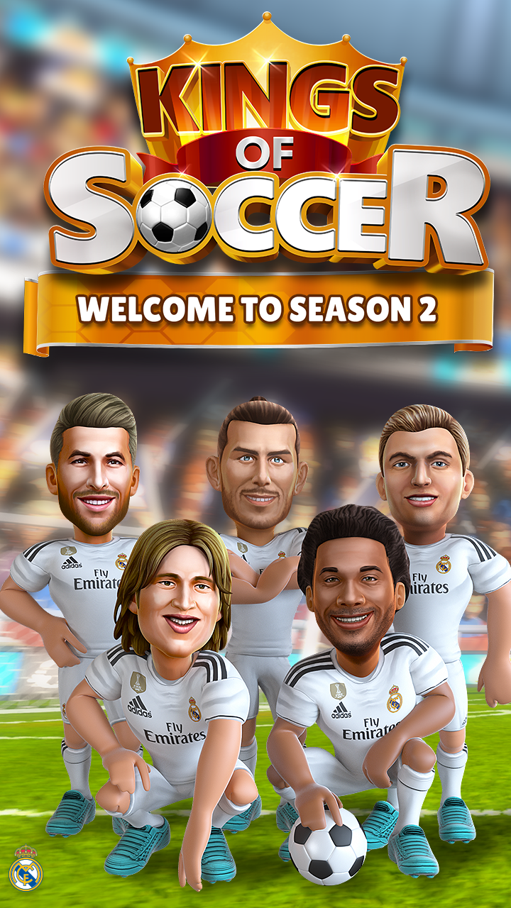 Screenshot 1 of Kings of Soccer - 멀티플레이어 축구 게임 